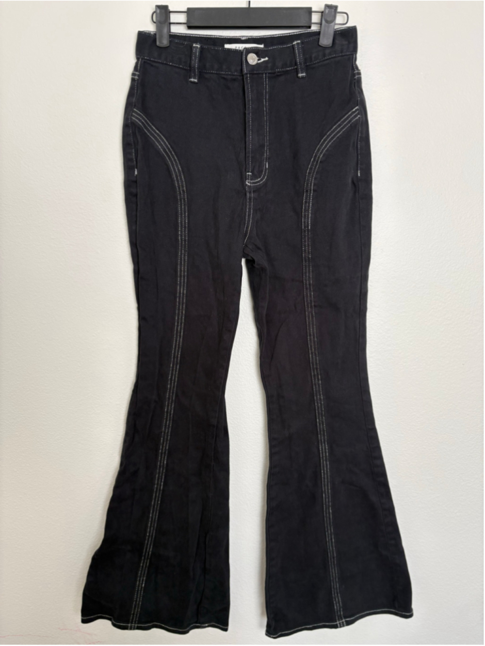 PacSun High Rise Flare Jeans in Black Size 26
